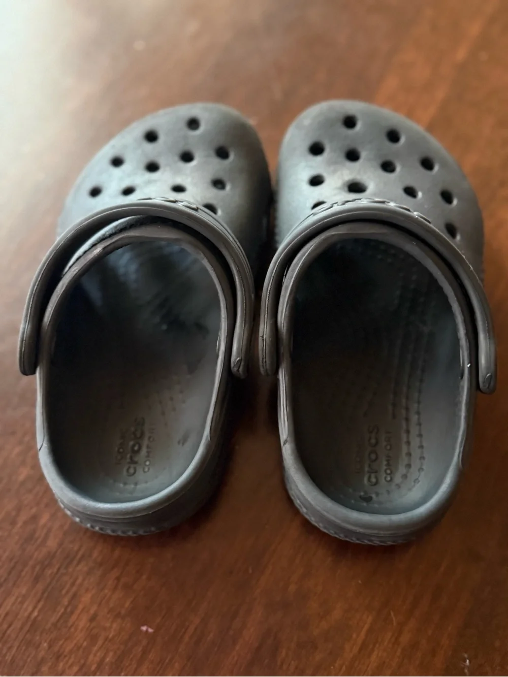 CROCS Black Slip-On Clog Sandals